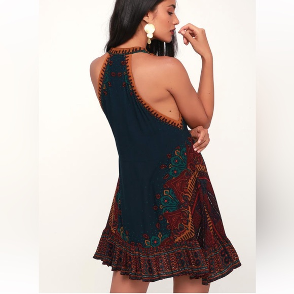 Free people steal the Sun blue print tunic - Picture 3 of 3